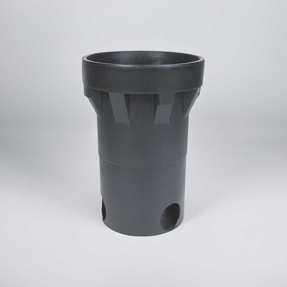 Perforated Plastic Round Electrical Service Pit Solid Plastic Round Electrical Service Pit