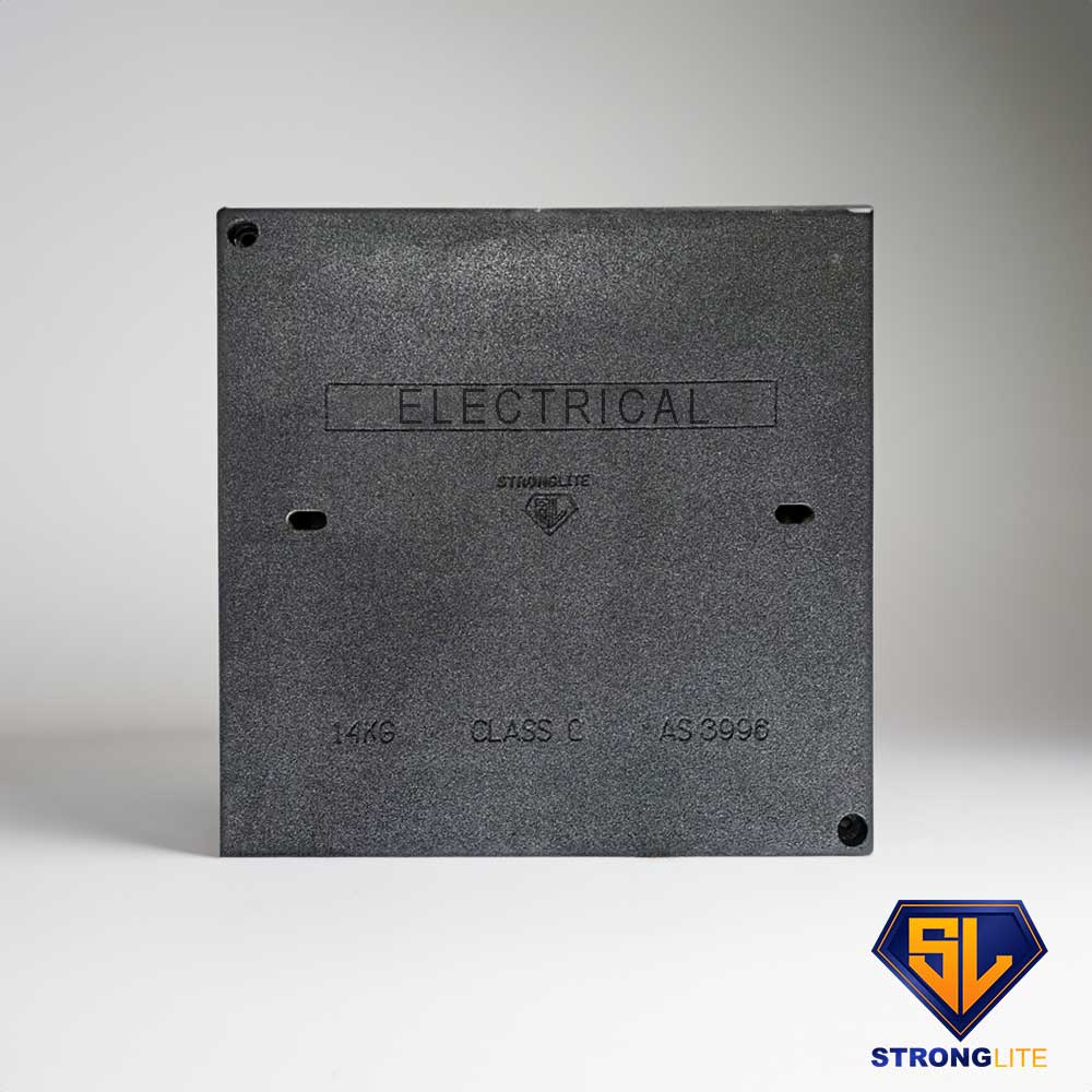 Composite Lid 600mm Electrical Black Class C Composite Lid 600mm Electrical Black Class C