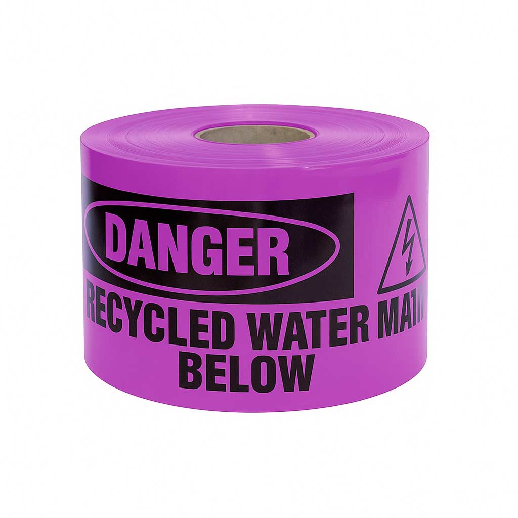 Underground Recycled Water Warning Tape – Non-Detectable