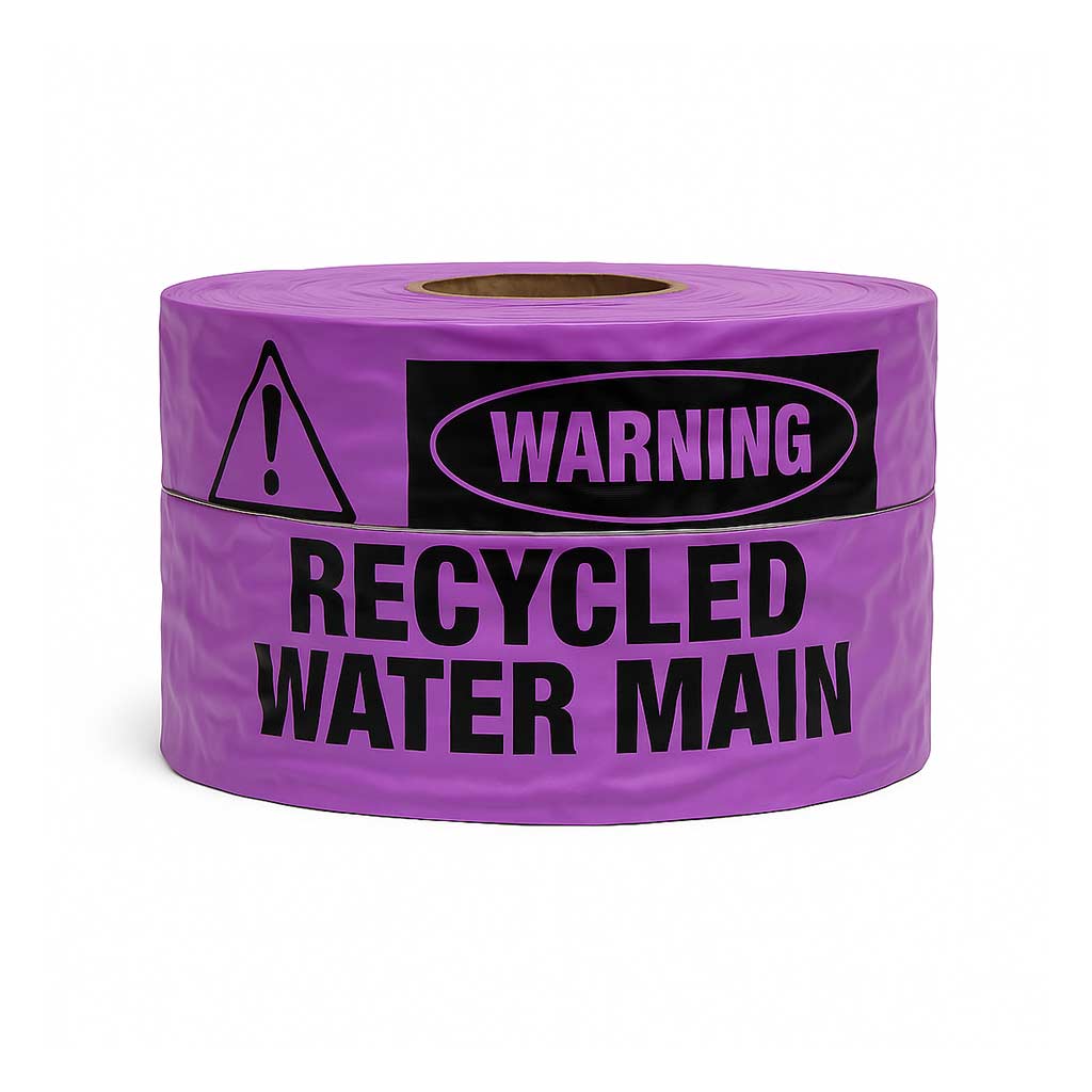 Underground Recycled Water Main Warning Tape – Detectable
