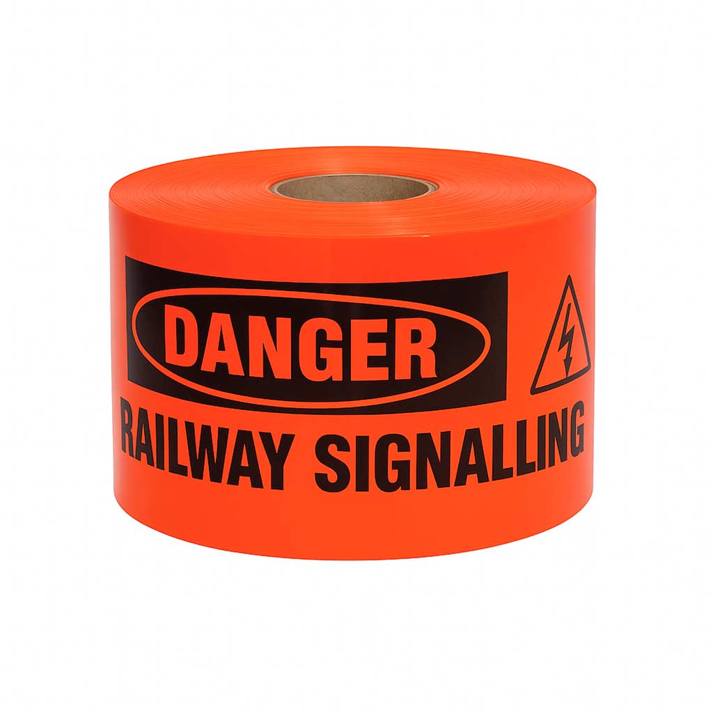 Underground Railway Signalling Warning Tape – Non-Detectable