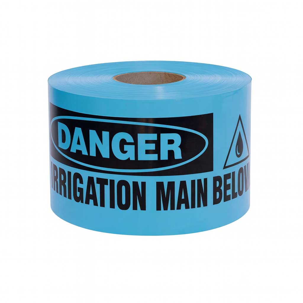 Underground Buried Irrigation Main Warning Tape – Non-Detectable
